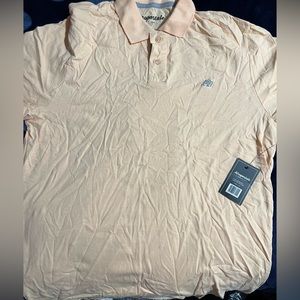 Aeropostale light orange polo.